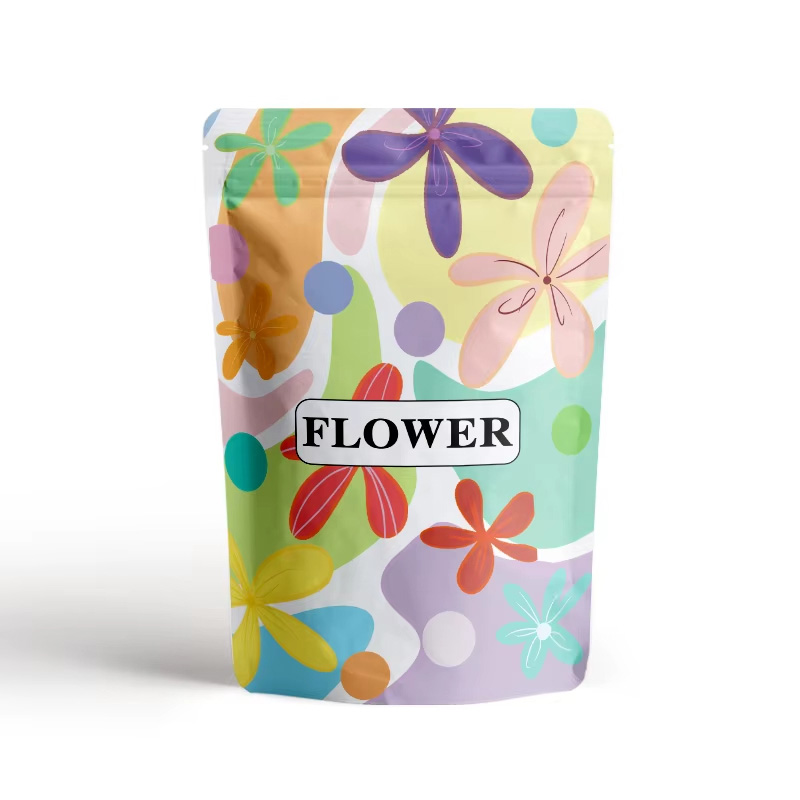 Stand up pouch with zipper